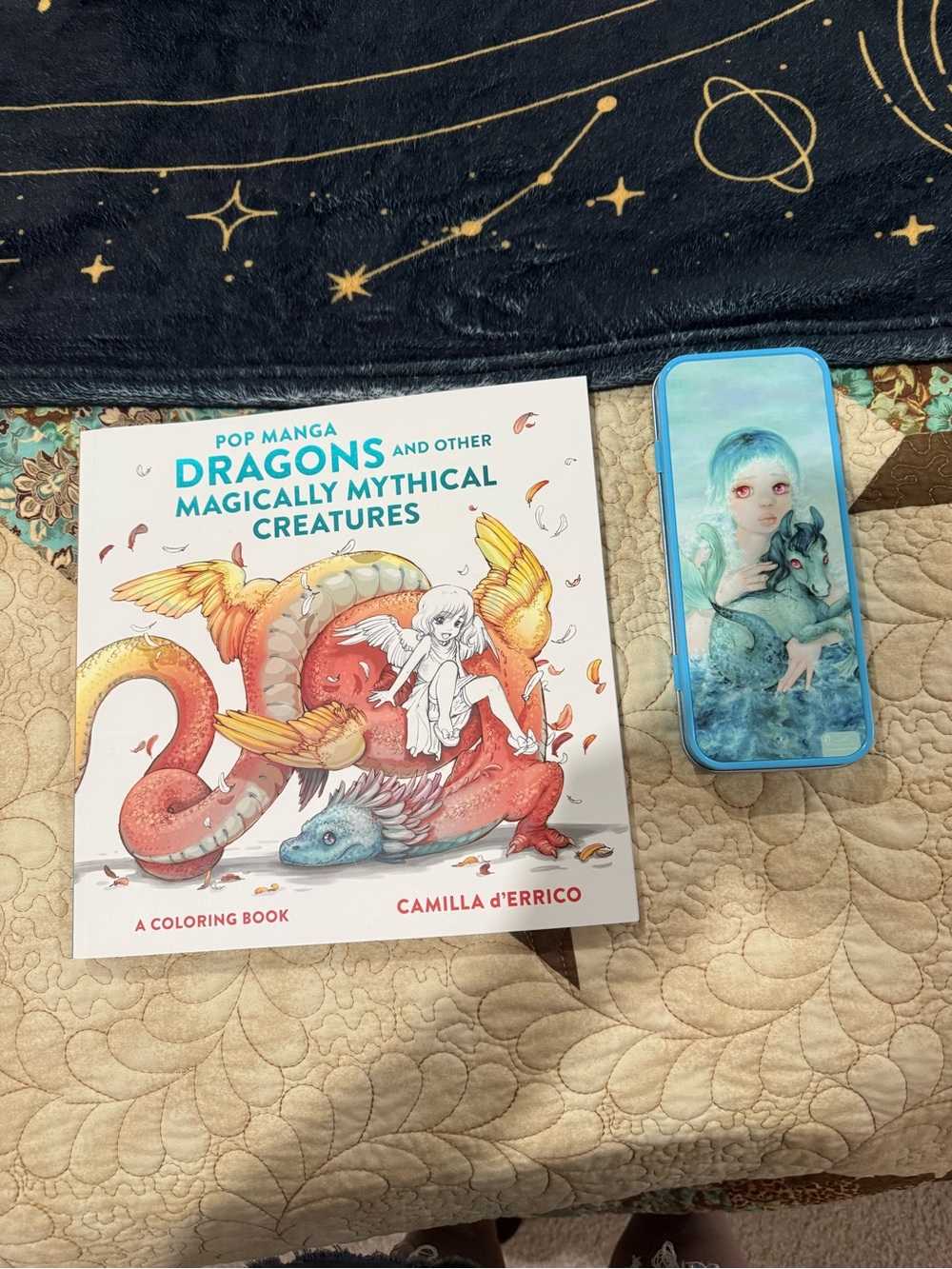 Dragons and Other Magically Mythical Creatures: Coloring Book Camilla d'Errico